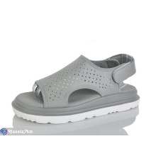 Босоніжки жіночі на літо (8 пар р.36-41) сірий  "Lilin"