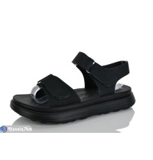 Босоніжки жіночі на літо (8 пар р.36-41) чорний  "Lilin"