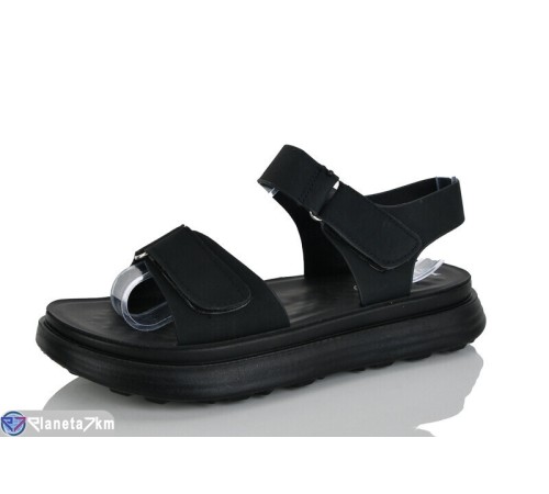 Босоніжки жіночі на літо (8 пар р.36-41) чорний  "Lilin"