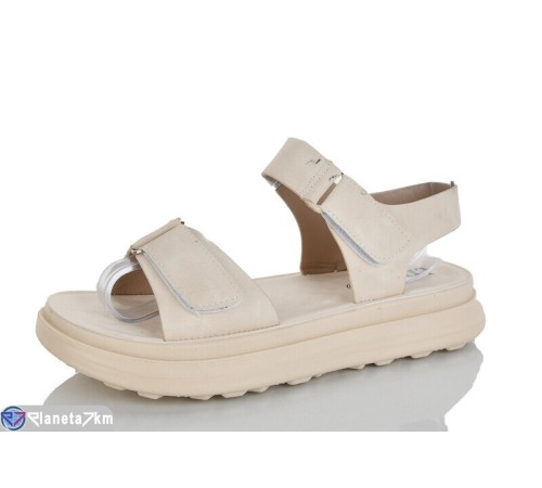 Босоніжки жіночі на літо (8 пар р.36-41) бежевий  "Lilin"