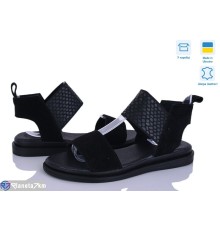 Босоніжки жіночі на літо (6 пар р.36-40) чорний  "Linda"