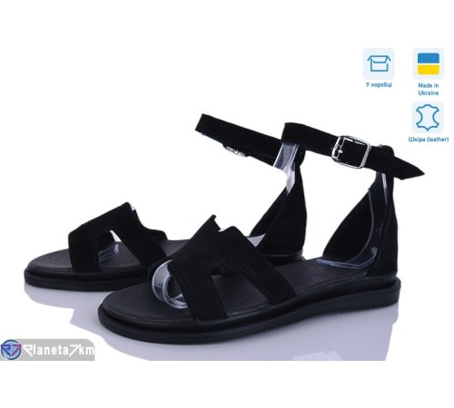 Босоніжки жіночі на літо (6 пар р.36-40) чорний  "Linda"