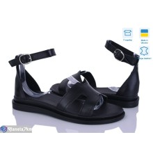 Босоніжки жіночі на літо (6 пар р.36-40) чорний  "Linda"