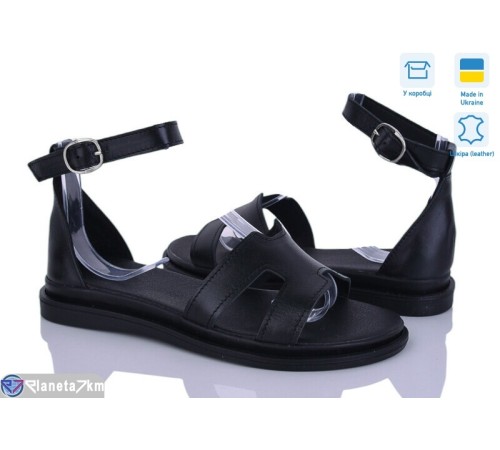 Босоніжки жіночі на літо (6 пар р.36-40) чорний  "Linda"