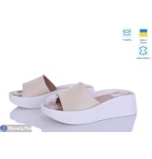 Шлепки жіночі на літо (6 пар р.36-40) бежевий  "Linda"