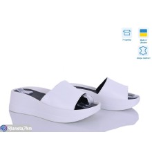 Шлепки жіночі на літо (6 пар р.36-40) білий  "Linda"