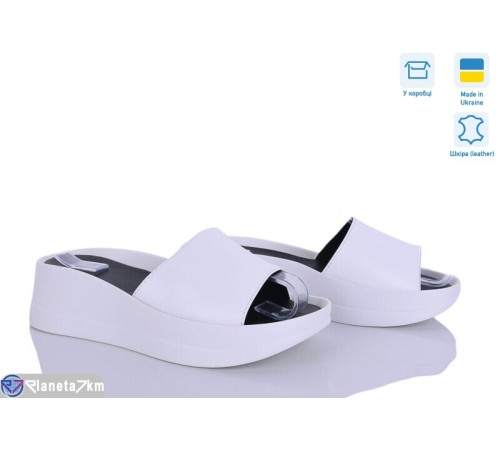 Шлепки жіночі на літо (6 пар р.36-40) білий  "Linda"