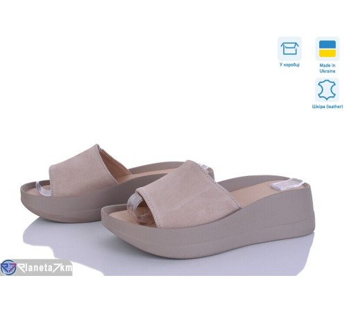 Шлепки жіночі на літо (6 пар р.36-40) бежевий  "Linda"