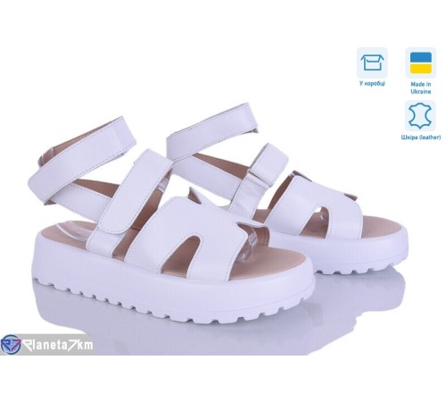 Босоніжки жіночі на літо (6 пар р.36-40) білий  "Linda"