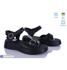 Босоніжки жіночі на літо (6 пар р.36-40) чорний  "Linda"