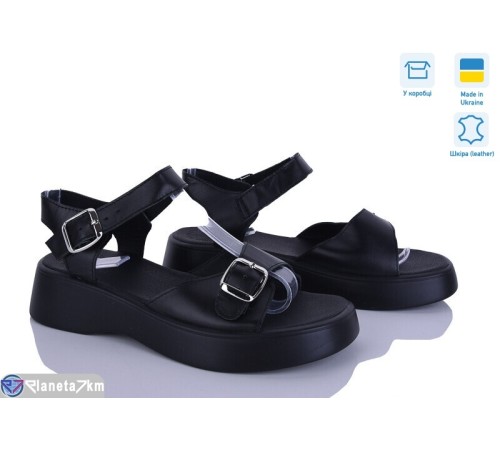 Босоніжки жіночі на літо (6 пар р.36-40) чорний  "Linda"