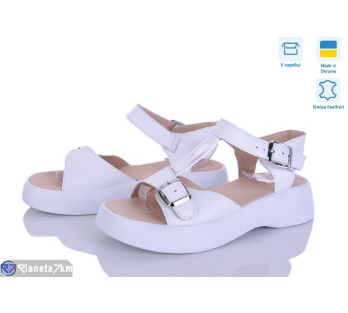 Босоніжки жіночі на літо (6 пар р.36-40) білий  "Linda"