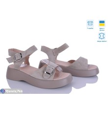 Босоніжки жіночі на літо (6 пар р.36-40) бежевий  "Linda"