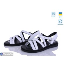 Босоніжки жіночі на літо (6 пар р.36-40) білий  "Linda"