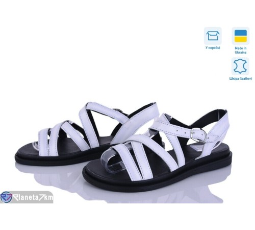 Босоніжки жіночі на літо (6 пар р.36-40) білий  "Linda"