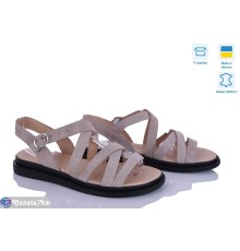 Босоніжки жіночі на літо (6 пар р.36-40) бежевий  "Linda"