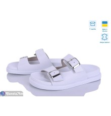 Шлепки жіночі на літо (6 пар р.36-40) білий  "Linda"