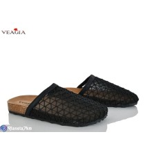 Шлепки жіночі на літо (8 пар р.36-40) чорний  "Veagia-ADA"