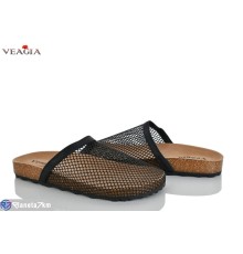 Шлепки жіночі на літо (8 пар р.36-40) чорний  "Veagia-ADA"