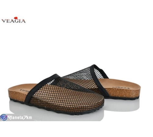 Шлепки жіночі на літо (8 пар р.36-40) чорний  "Veagia-ADA"