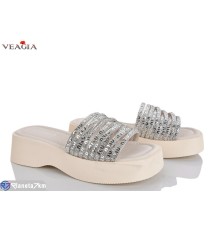 Шлепки жіночі на літо (8 пар р.36-40) бежевий  "Veagia-ADA"