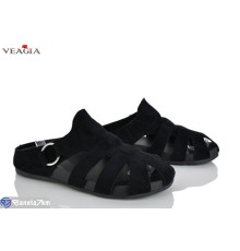 Шлепки жіночі на літо (8 пар р.36-41) чорний  "Veagia-ADA"