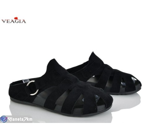 Шлепки жіночі на літо (8 пар р.36-41) чорний  "Veagia-ADA"