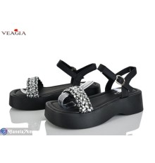 Босоніжки жіночі на літо (8 пар р.36-40) чорний  "Veagia-ADA"
