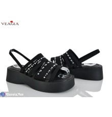 Босоніжки жіночі на літо (8 пар р.36-40) чорний  "Veagia-ADA"