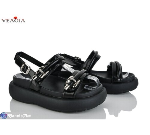 Босоніжки жіночі на літо (8 пар р.36-40) чорний  "Veagia-ADA"