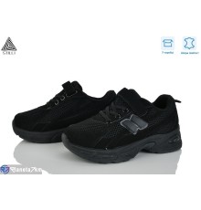 Дитячі кросівки на весну/осінь (8 пар р.32-37) чорний  "STILUS"