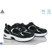 Дитячі кросівки на весну/осінь (8 пар р.32-37) чорний  "STILUS"