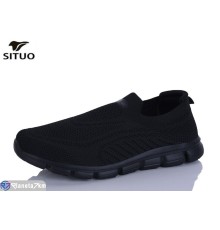 Кросівки чоловічі на літо (8 пар р.41-46) чорний  "Situo"