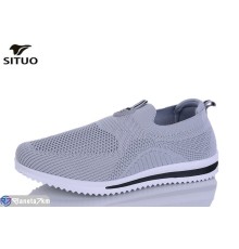 Кросівки чоловічі на літо (8 пар р.41-46) сірий  "Situo"