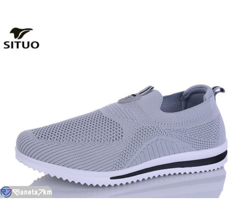 Кросівки чоловічі на літо (8 пар р.41-46) сірий  "Situo"