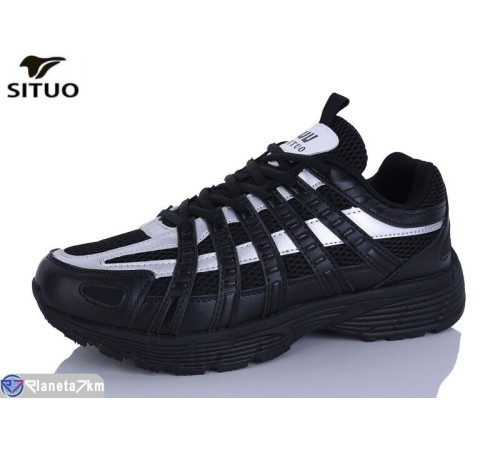 Кросівки чоловічі на весну/осінь (8 пар р.41-46) чорний  "Situo"