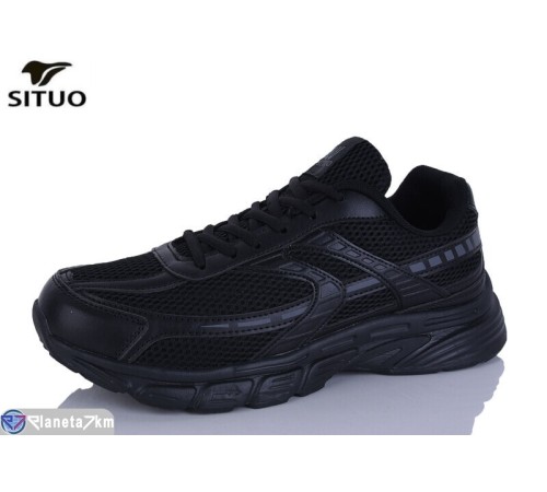 Кросівки чоловічі на весну/осінь (8 пар р.41-46) чорний  "Situo"