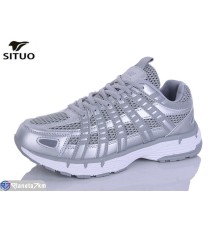 Кросівки жіночі на весну/осінь (8 пар р.36-41) срібний  "Situo"