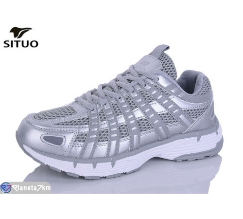 Кросівки жіночі на весну/осінь (8 пар р.36-41) срібний  "Situo"
