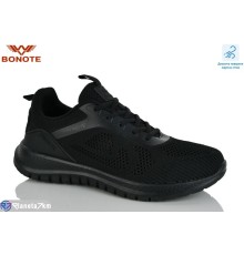 Кросівки чоловічі на літо (8 пар р.41-46) чорний  "Bonote"