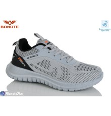 Кросівки чоловічі на літо (8 пар р.41-46) сірий  "Bonote"