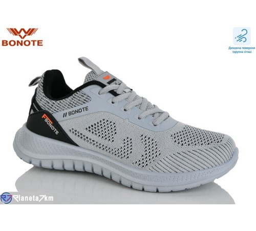 Кросівки чоловічі на літо (8 пар р.41-46) сірий  "Bonote"