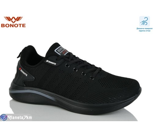 Кросівки чоловічі на літо (8 пар р.41-46) чорний  "Bonote"