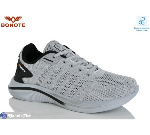 Кросівки чоловічі на літо (8 пар р.41-46) сірий  "Bonote"