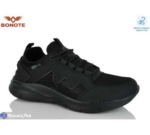 Кросівки чоловічі на літо (8 пар р.41-46) чорний  "Bonote"