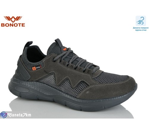 Кросівки чоловічі на літо (8 пар р.41-46) сірий  "Bonote"