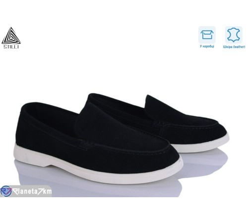 Туфлі чоловічі на весну/осінь (8 пар р.41-45) чорний  "STILLI Group"