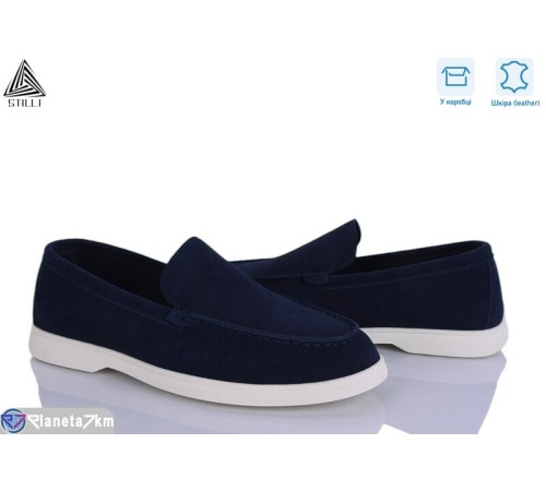 Туфлі чоловічі на весну/осінь (8 пар р.41-45) синій  "STILLI Group"