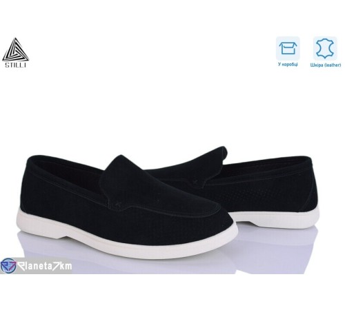 Туфлі чоловічі на весну/осінь (8 пар р.41-45) чорний  "STILLI Group"