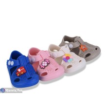 Кроки дитячі на літо (24 пар р.19-23) мікс  "IZY"